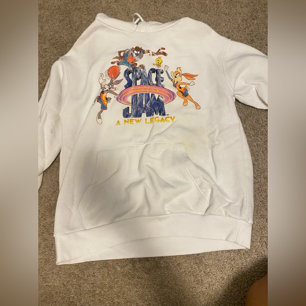 White Looney Toons Hoodie
